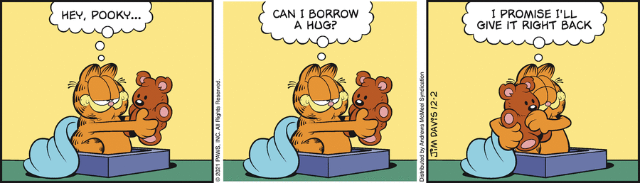 Garfield comic strip for Thursday, December 2, 2021