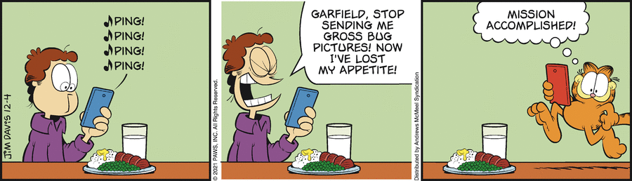 Garfield, December 4, 2021