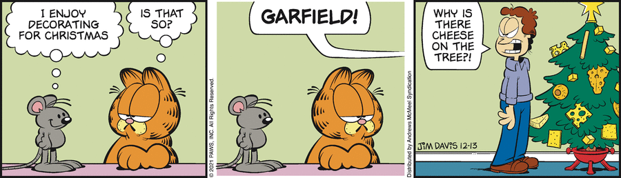 Garfield, December 13, 2021