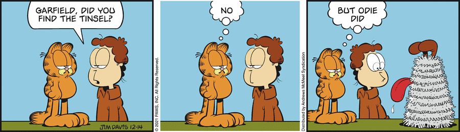 Garfield, December 14, 2021