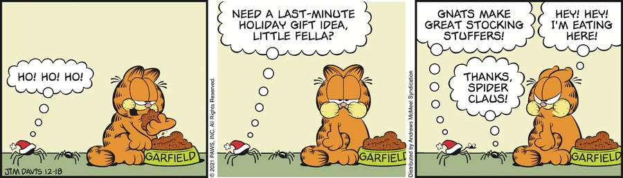 Garfield, December 18, 2021