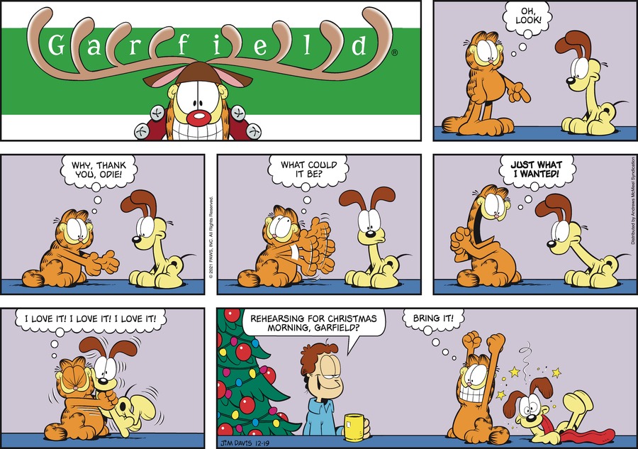 Garfield, December 19, 2021