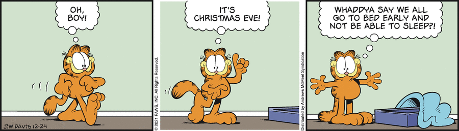 Garfield, December 24, 2021