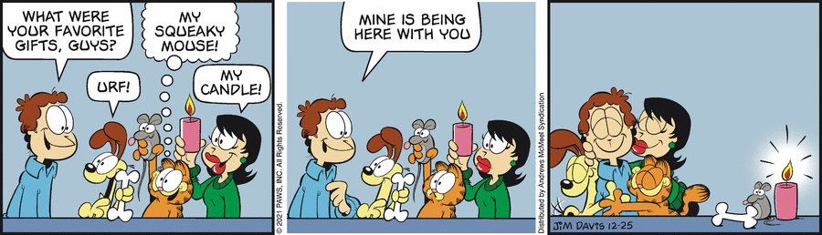 Garfield, December 25, 2021