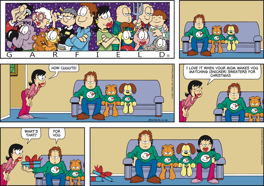 Garfield, December 26, 2021