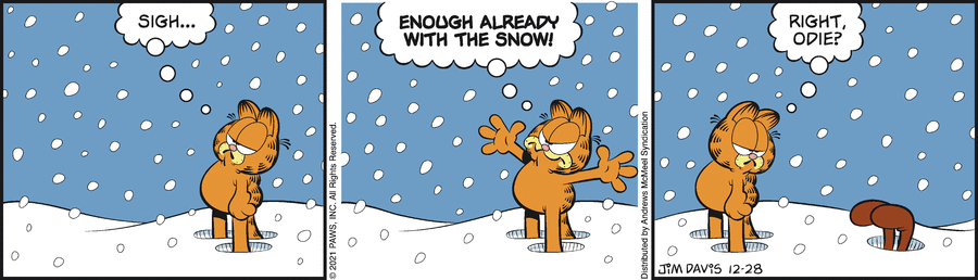 Garfield, December 28, 2021