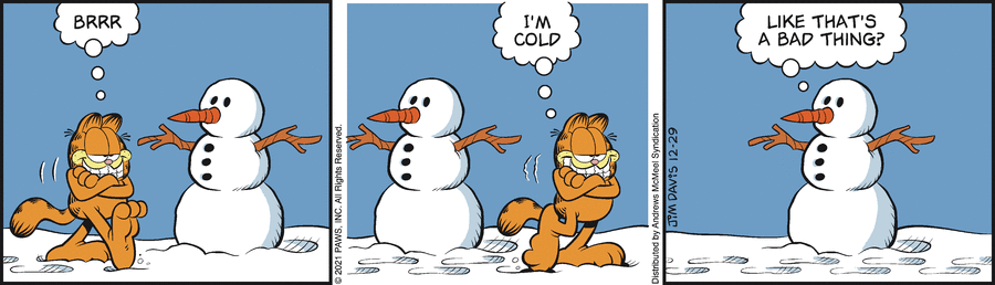 Garfield, December 29, 2021