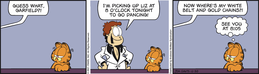 Garfield, December 30, 2021