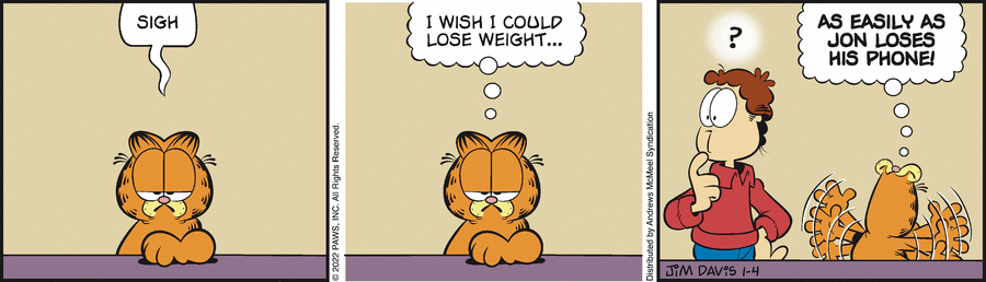 Garfield, January 4, 2022