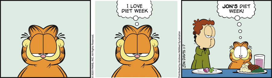 Garfield, January 7, 2022