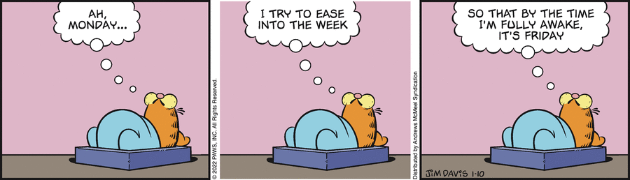 Garfield, January 10, 2022