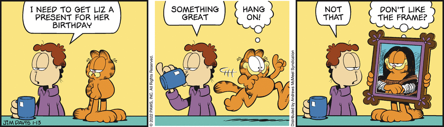 Garfield, January 13, 2022