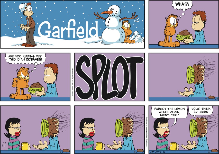 Garfield, January 16, 2022