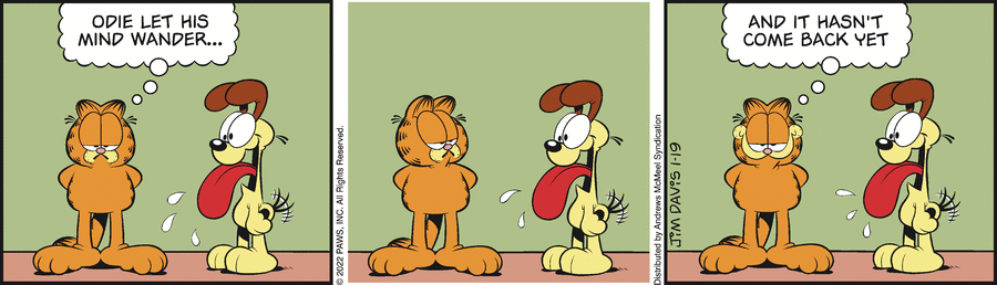 Garfield, January 19, 2022