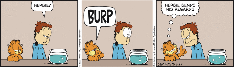 Garfield, January 22, 2022