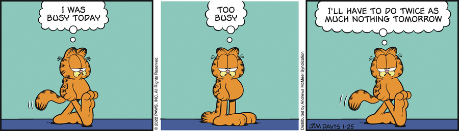 Garfield, January 25, 2022