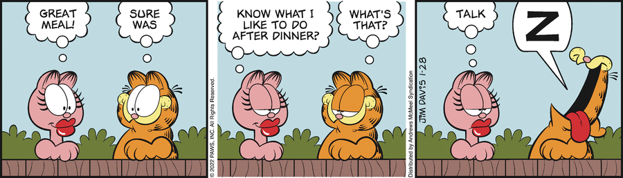 Garfield, January 28, 2022