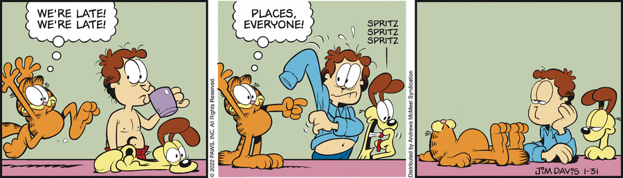 Garfield, January 31, 2022