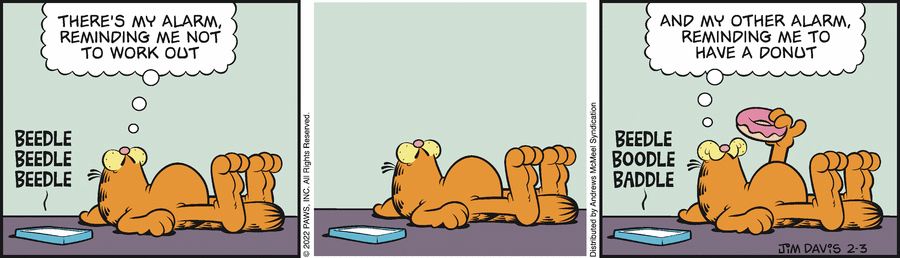 Garfield, February 3, 2022