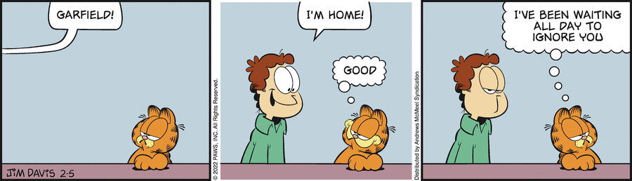 Garfield, February 5, 2022