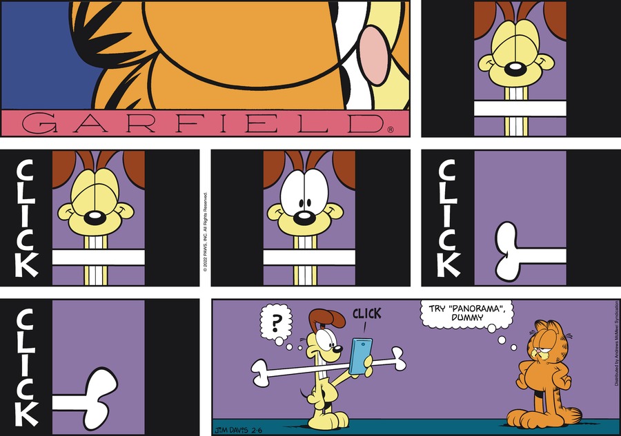 Garfield, February 6, 2022