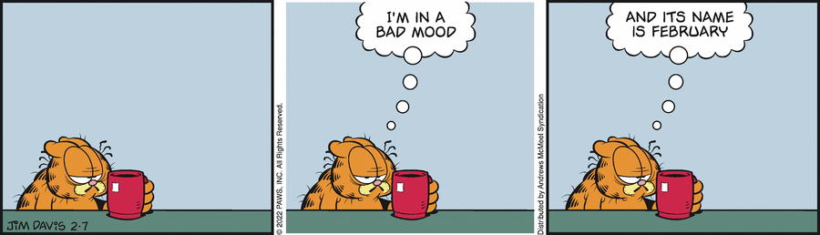 Garfield, February 7, 2022