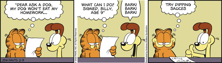 Garfield, February 9, 2022