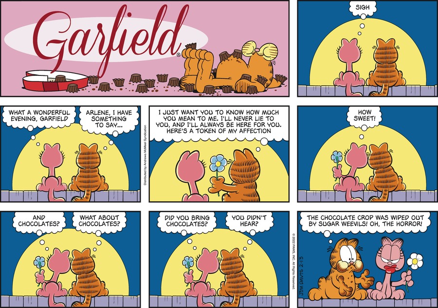 Garfield, February 13, 2022