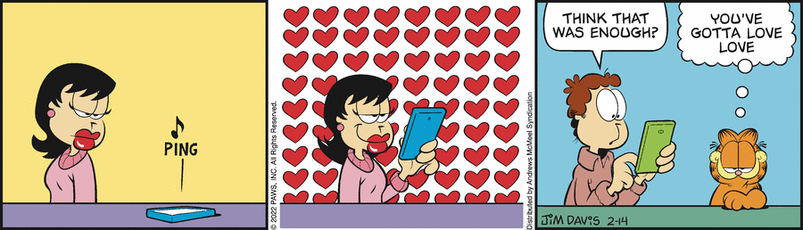 Garfield, February 14, 2022