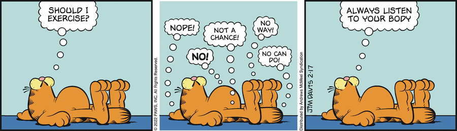 Garfield, February 17, 2022