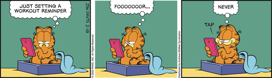 Garfield, February 18, 2022