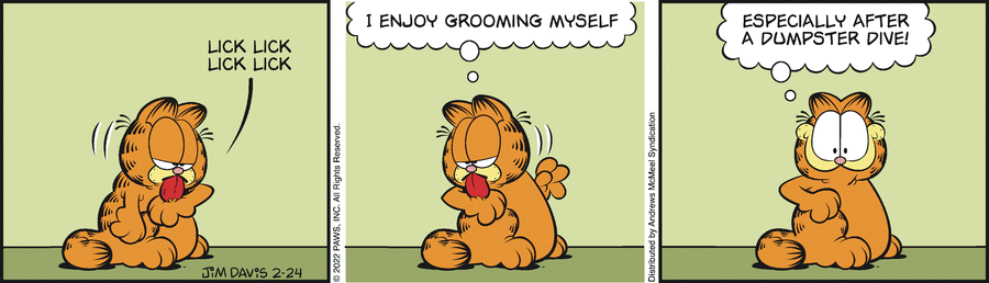 Garfield, February 24, 2022