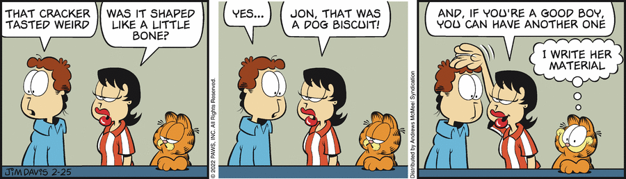 Garfield, February 25, 2022
