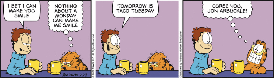 Garfield, February 28, 2022