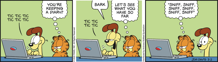 Garfield, March 2, 2022
