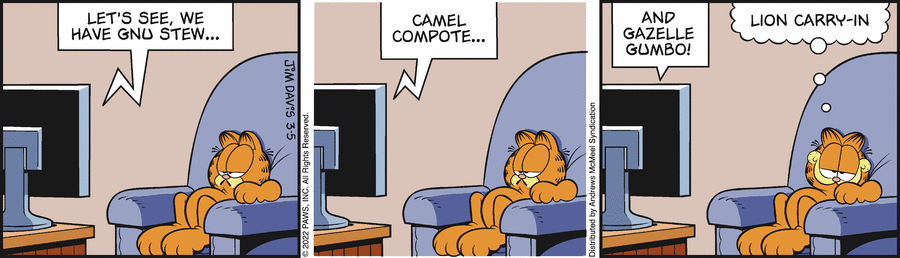 Garfield, March 5, 2022