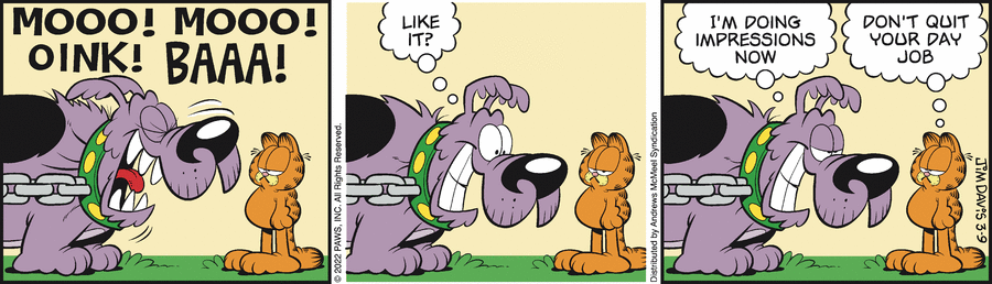 Garfield, March 9, 2022