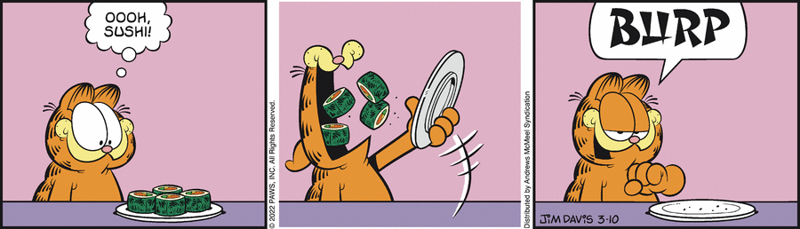 Garfield, March 10, 2022
