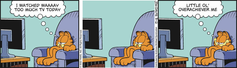 Garfield, March 12, 2022