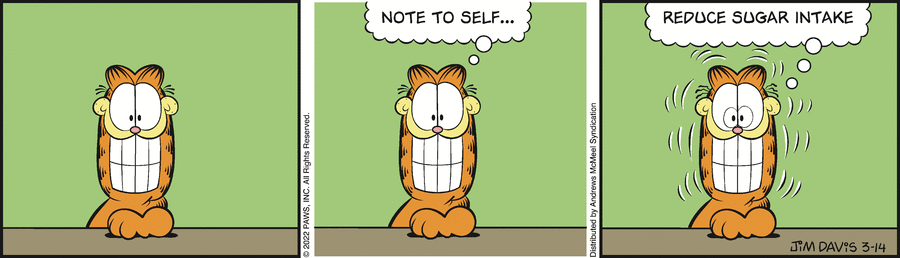 Garfield, March 14, 2022