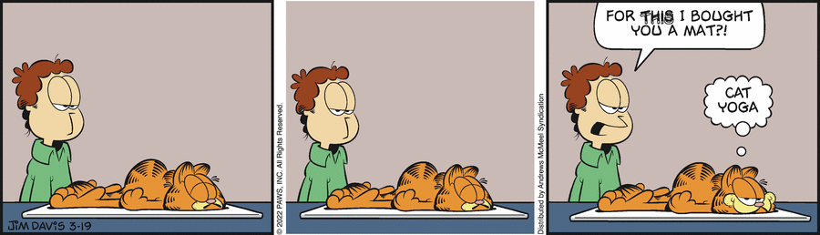 Garfield, March 19, 2022