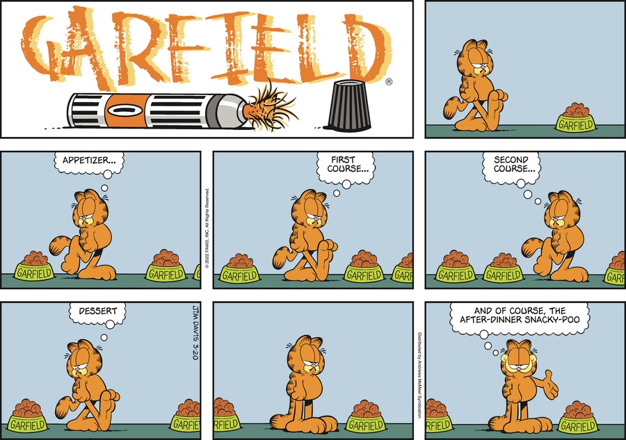 Garfield, March 20, 2022