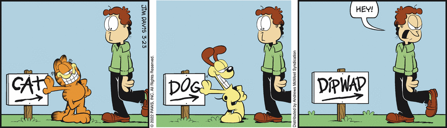 Garfield, March 23, 2022