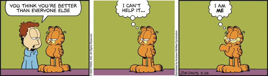 Garfield, March 26, 2022