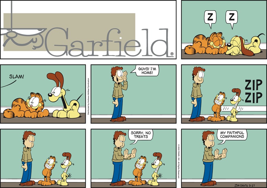 Garfield, March 27, 2022
