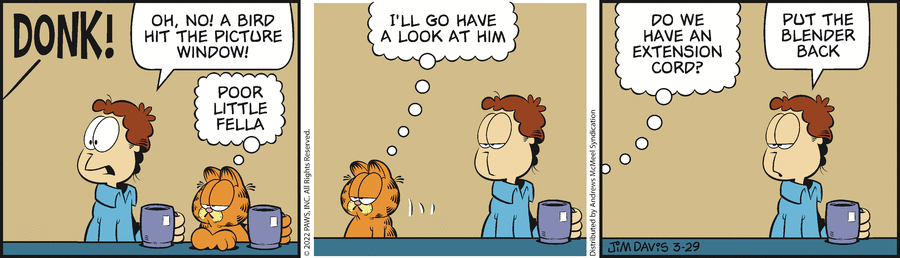 Garfield, March 29, 2022