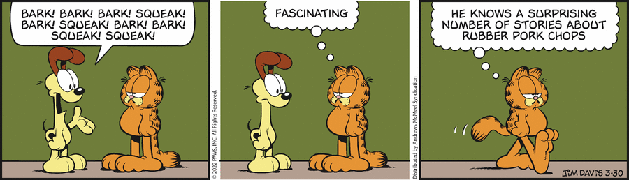 Garfield, March 30, 2022