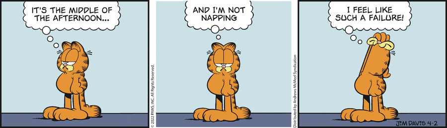 Garfield, April 2, 2022