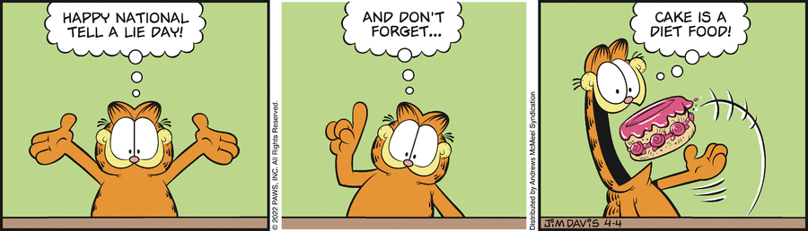 Garfield, April 4, 2022