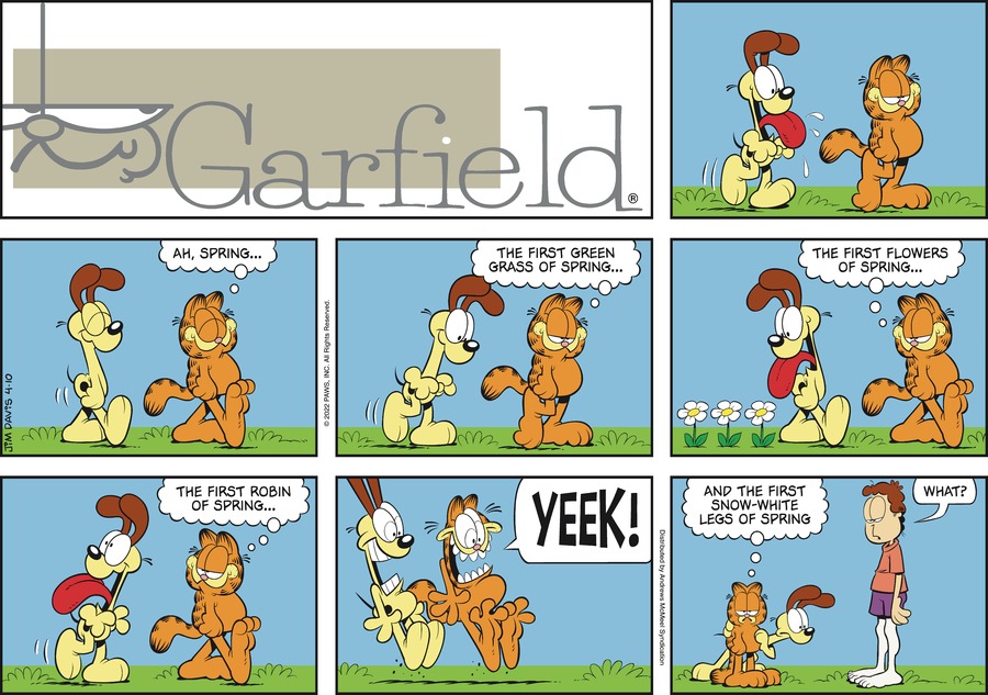 Garfield, April 10, 2022
